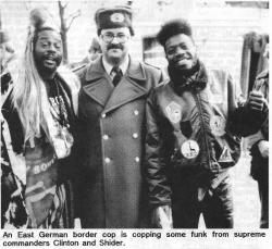 New Funk Times 3 (1990): George Clinton and Garry Shider in East Berlin (Photo: Peter Jebsen / All rights reserved)